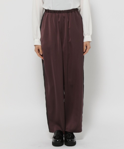 LEPSIM（レプシィム）の「ツヤサテンラインイージーパンツ　179315（その他パンツ・レディース・ブラウン系/グリーン系その他・FREE）」の13枚目の写真