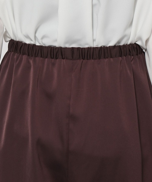 LEPSIM（レプシィム）の「ツヤサテンラインイージーパンツ　179315（その他パンツ・レディース・ブラウン系/グリーン系その他・FREE）」の16枚目の写真