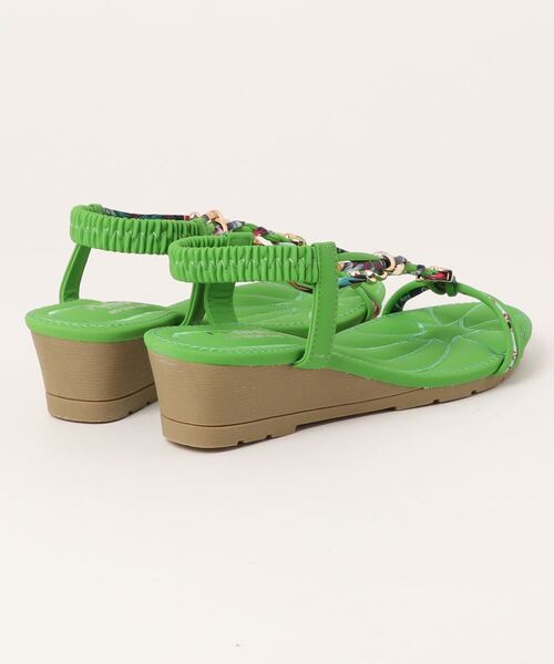 チャイハネ（チャイハネ）の「【チャイハネ】ギャビーサンダル（サンダル・レディース・キャメル/ピンク/ネイビー/グリーン・L/M）」の5枚目の写真