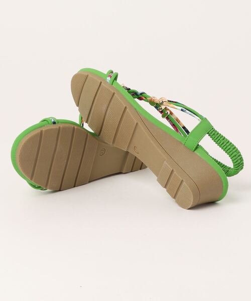 チャイハネ（チャイハネ）の「【チャイハネ】ギャビーサンダル（サンダル・レディース・キャメル/ピンク/ネイビー/グリーン・L/M）」の6枚目の写真