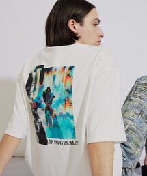 tk.TAKEO KIKUCHI | スライスグラフィックTシャツ(Tシャツ/カットソー)