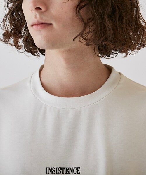 tk.TAKEO KIKUCHI（ティーケータケオキクチ）の「◆スライスグラフィックTシャツ（Tシャツ/カットソー・メンズ・ブラック/ホワイト・02/01/03）」の7枚目の写真