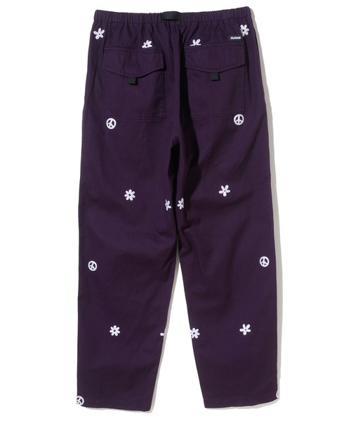XLARGE（エクストララージ）の「PEACE AND FLOWER PANTS（その他パンツ・メンズ・パープル/ブラック/ブラウン・S/L/XL/M）」の7枚目の写真