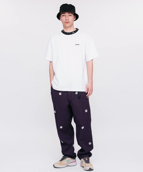XLARGE（エクストララージ）の「PEACE AND FLOWER PANTS（その他パンツ・メンズ・パープル/ブラック/ブラウン・S/L/XL/M）」の21枚目の写真