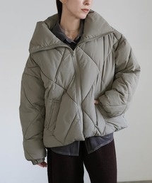 select MOCA | ハイネックダイヤキルトショートダウン(ダウンジャケット/コート)