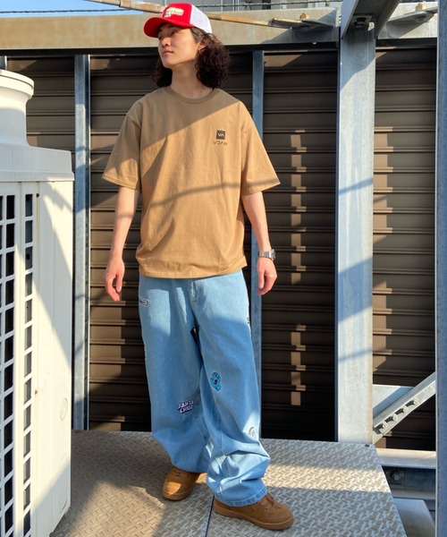 RVCA（ルーカ）の「【ムラサキスポーツ別注】RVCA/ルーカ バックプリントTシャツ クルーネックT/ルーズシルエット ワンポイント BD041-P23（Tシャツ/カットソー・メンズ・ホワイト/ブラック/グレイッシュベージュ・M/L/XL）」の13枚目の写真