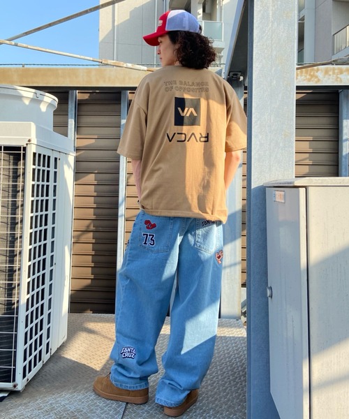 RVCA（ルーカ）の「【ムラサキスポーツ別注】RVCA/ルーカ バックプリントTシャツ クルーネックT/ルーズシルエット ワンポイント BD041-P23（Tシャツ/カットソー・メンズ・ホワイト/ブラック/グレイッシュベージュ・M/L/XL）」の14枚目の写真