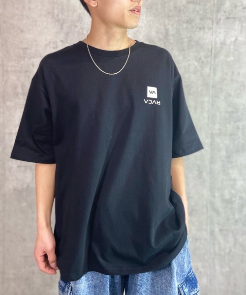 RVCA（ルーカ）の「【ムラサキスポーツ別注】RVCA/ルーカ バックプリントTシャツ クルーネックT/ルーズシルエット ワンポイント BD041-P23（Tシャツ/カットソー・メンズ・ホワイト/ブラック/グレイッシュベージュ・M/L/XL）」の9枚目の写真