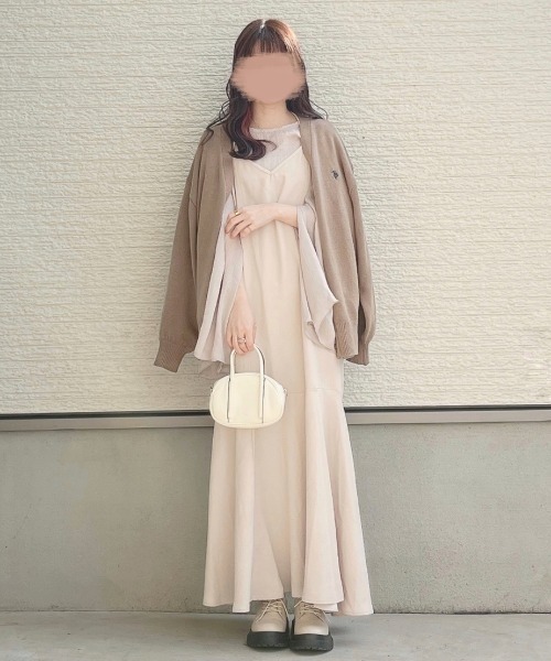 Mysa&Liina（ミーサリーナ）の「バックリボンマーメイドキャミワンピース（ワンピース・レディース・アイボリー/ブラック・M/L）」の15枚目の写真