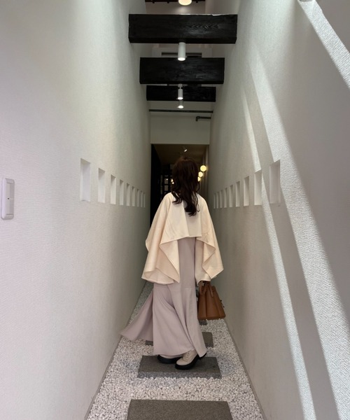 Mysa&Liina（ミーサリーナ）の「バックリボンマーメイドキャミワンピース（ワンピース・レディース・アイボリー/ブラック・M/L）」の19枚目の写真