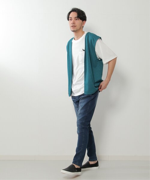 ikka(イッカ)の「【2点セット】ジョーゼットジレインナーセット(ベスト・メンズ・ブラック/グリーン・S/M/L/XL)」の19枚目の写真