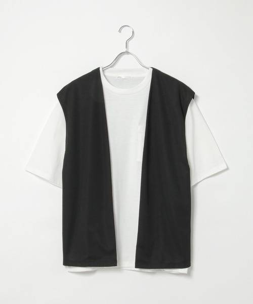 ikka(イッカ)の「【2点セット】ジョーゼットジレインナーセット(ベスト・メンズ・ブラック/グリーン・S/M/L/XL)」の17枚目の写真