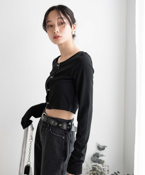 WEGO（ウィゴー）の「WEGO/フロントフックフィンガーホール