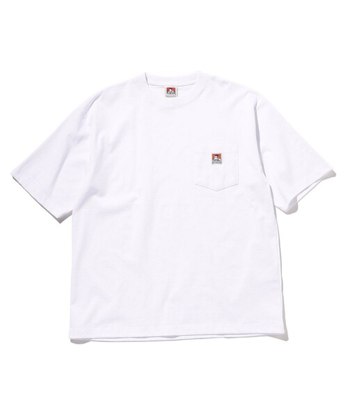 【限定展開】BEN DAVIS/ベンデイビス PKTロゴBIG TEE/ポケットロゴ ビッグTシャツ/ポケT/C2580000（Tシャツ