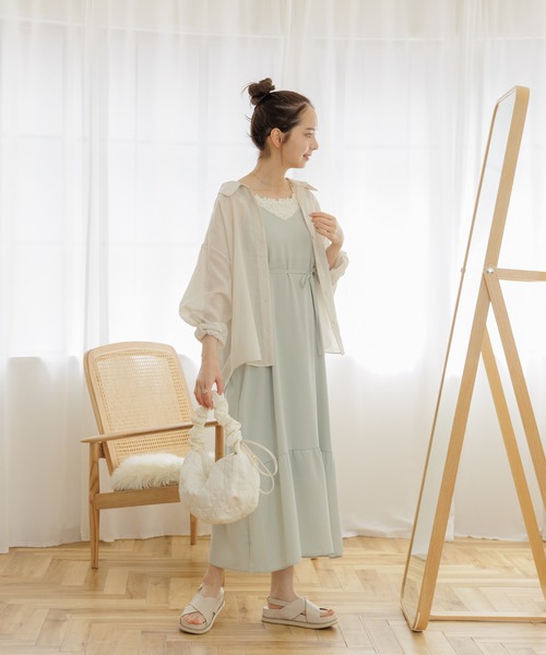 flower（フラワー）の「キルティングギャザーバッグ（ショルダーバッグ・レディース・アイボリー・FREE）」の20枚目の写真