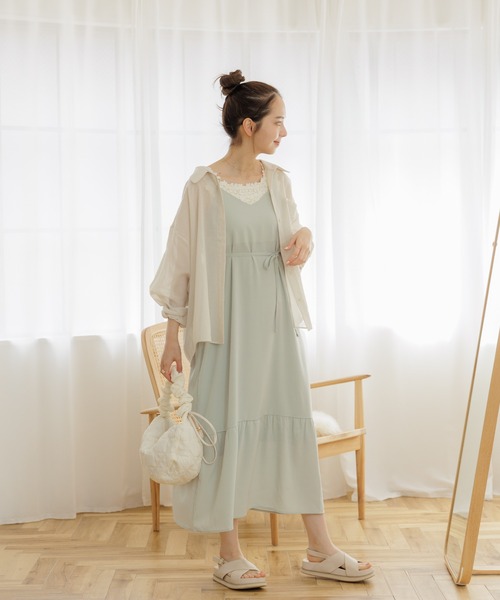 flower（フラワー）の「キルティングギャザーバッグ（ショルダーバッグ・レディース・アイボリー・FREE）」の21枚目の写真