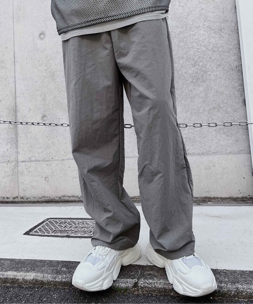 Figments（フィグメンツ）の「ナイロンパンツ（その他パンツ・レディース・グレー/ブラック・FREE）」の2枚目の写真