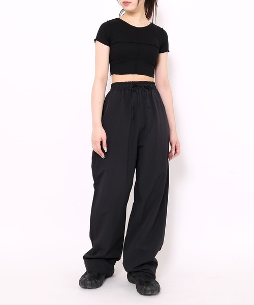 Figments（フィグメンツ）の「ナイロンパンツ（その他パンツ・レディース・グレー/ブラック・FREE）」の5枚目の写真