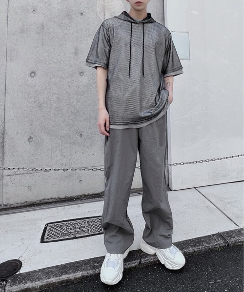 Figments（フィグメンツ）の「ナイロンパンツ（その他パンツ・レディース・グレー/ブラック・FREE）」の16枚目の写真