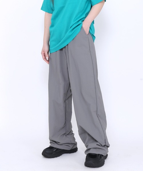 Figments（フィグメンツ）の「ナイロンパンツ（その他パンツ・レディース・グレー/ブラック・FREE）」の13枚目の写真