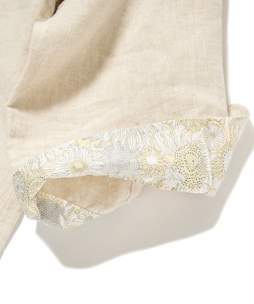 MEN'S BIGI（メンズビギ）の「デラベリネンシャンブレー七分袖シャツ（シャツ/ブラウス・メンズ・イエロー/チャコールグレー/ベージュ/ネイビー・01/02/03/04）」の17枚目の写真