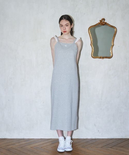 MIRO AMURETTE(ミロアミュレット)の「MIRO sweat cami onepiece/スウェットキャミワンピース(ワンピース・レディース・グレー・MEDIUM/SMALL)」の10枚目の写真
