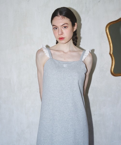 MIRO AMURETTE(ミロアミュレット)の「MIRO sweat cami onepiece/スウェットキャミワンピース(ワンピース・レディース・グレー・MEDIUM/SMALL)」の15枚目の写真