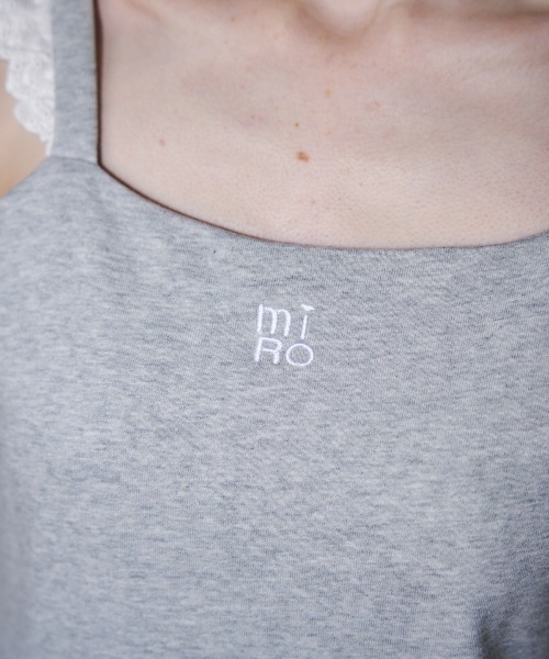 MIRO AMURETTE(ミロアミュレット)の「MIRO sweat cami onepiece/スウェットキャミワンピース(ワンピース・レディース・グレー・MEDIUM/SMALL)」の13枚目の写真