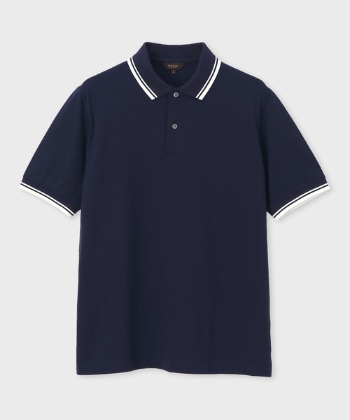 Paul Smith COLLECTION(ポールスミスコレクション)の「カラーラインカノコ ポロシャツ / 134306 J2318(ポロシャツ・メンズ・ネイビー/ブラック/バーガンディー/オフホワイト・X-LARGE/MEDIUM/LARGE)」の3枚目の写真