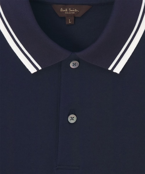 Paul Smith COLLECTION(ポールスミスコレクション)の「カラーラインカノコ ポロシャツ / 134306 J2318(ポロシャツ・メンズ・ネイビー/ブラック/バーガンディー/オフホワイト・X-LARGE/MEDIUM/LARGE)」の9枚目の写真