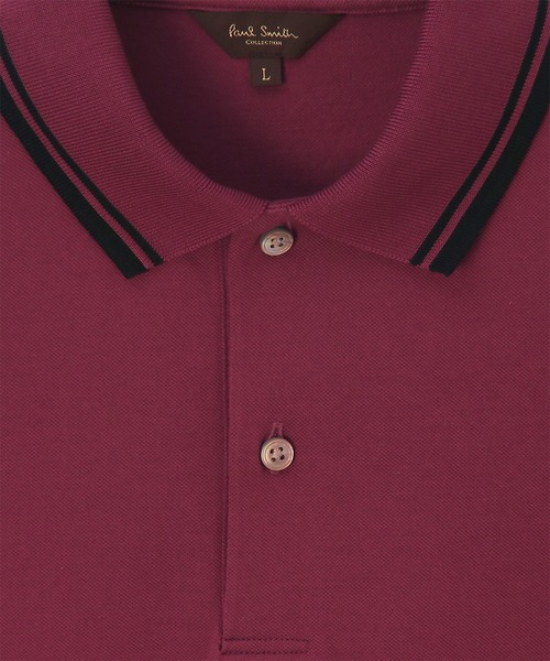 Paul Smith COLLECTION(ポールスミスコレクション)の「カラーラインカノコ ポロシャツ / 134306 J2318(ポロシャツ・メンズ・ネイビー/ブラック/バーガンディー/オフホワイト・X-LARGE/MEDIUM/LARGE)」の11枚目の写真