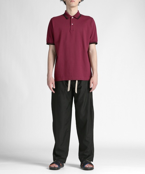 Paul Smith COLLECTION(ポールスミスコレクション)の「カラーラインカノコ ポロシャツ / 134306 J2318(ポロシャツ・メンズ・ネイビー/ブラック/バーガンディー/オフホワイト・X-LARGE/MEDIUM/LARGE)」の13枚目の写真