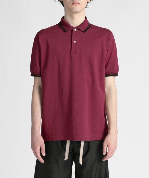 Paul Smith COLLECTION(ポールスミスコレクション)の「カラーラインカノコ ポロシャツ / 134306 J2318(ポロシャツ・メンズ・ネイビー/ブラック/バーガンディー/オフホワイト・X-LARGE/MEDIUM/LARGE)」の14枚目の写真