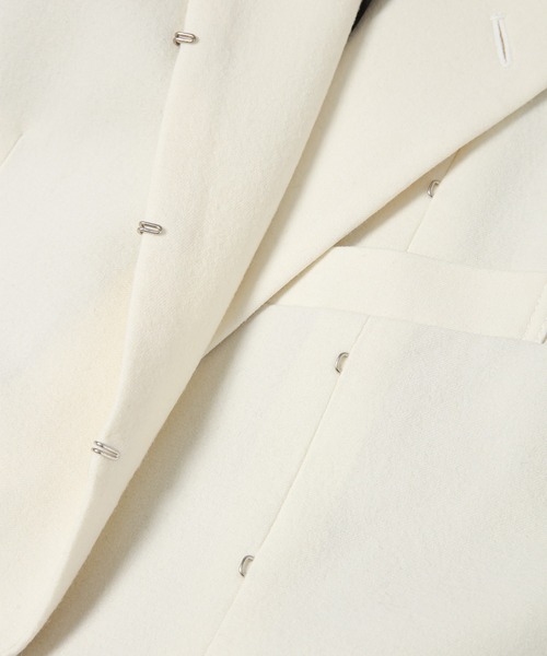 TAKAHIROMIYASHITATheSoloIst.(タカヒロミヤシタザソロイスト)の「right - left jacket.(テーラードジャケット・メンズ・グレー/ホワイト/ブラック/ネイビー・48/46)」の8枚目の写真