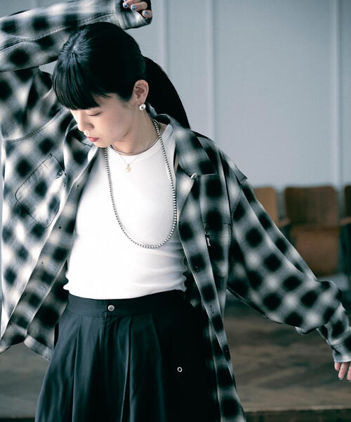 schott(ショット)の「【Women's】SchottxRUMBLE RED/ショット×ランブルレッド/CHIFFON SNOW PANTS/シフォン スノーパンツ(カーゴパンツ・レディース・ホワイト系2/ブラック・F)」の5枚目の写真