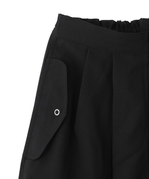 schott(ショット)の「【Women's】SchottxRUMBLE RED/ショット×ランブルレッド/CHIFFON SNOW PANTS/シフォン スノーパンツ(カーゴパンツ・レディース・ホワイト系2/ブラック・F)」の13枚目の写真