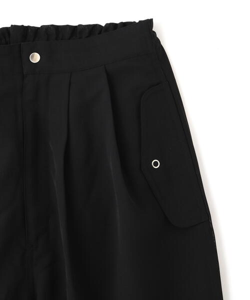 schott(ショット)の「【Women's】SchottxRUMBLE RED/ショット×ランブルレッド/CHIFFON SNOW PANTS/シフォン スノーパンツ(カーゴパンツ・レディース・ホワイト系2/ブラック・F)」の14枚目の写真