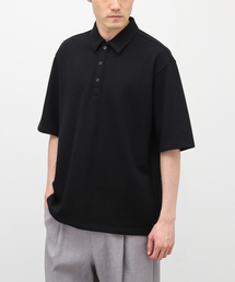 ATON 黒 ポロシャツ　ATON/KANOKO POLO SHIRTS 74671011_8_d_215.jpg