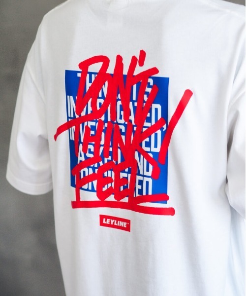 Leyline(レイライン)の「【Leyline】ビッグシルエットTシャツ「Over paint tee」(Tシャツ/カットソー・メンズ・ホワイト/ブラック・MEDIUM/LARGE/X-LARGE)」の3枚目の写真