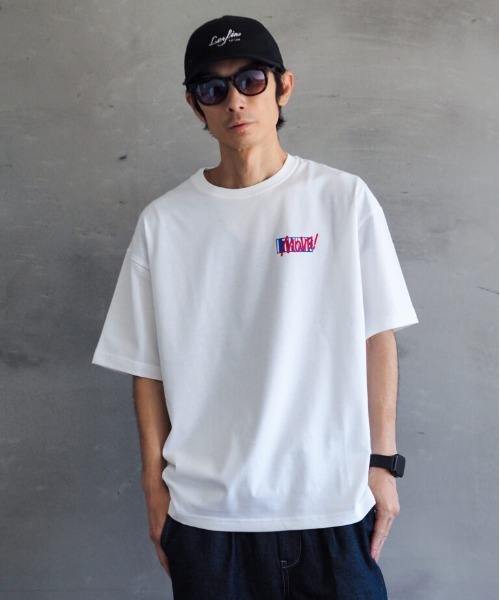 Leyline(レイライン)の「【Leyline】ビッグシルエットTシャツ「Over paint tee」(Tシャツ/カットソー・メンズ・ホワイト/ブラック・MEDIUM/LARGE/X-LARGE)」の7枚目の写真