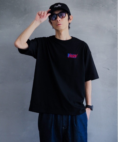 Leyline(レイライン)の「【Leyline】ビッグシルエットTシャツ「Over paint tee」(Tシャツ/カットソー・メンズ・ホワイト/ブラック・MEDIUM/LARGE/X-LARGE)」の8枚目の写真