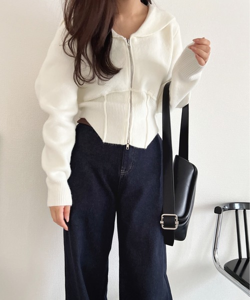 Olu.（オルドット）の「コンパクトクリップショルダーバッグ（ショルダーバッグ・レディース・ブラック/ブラウン・FREE）」の4枚目の写真