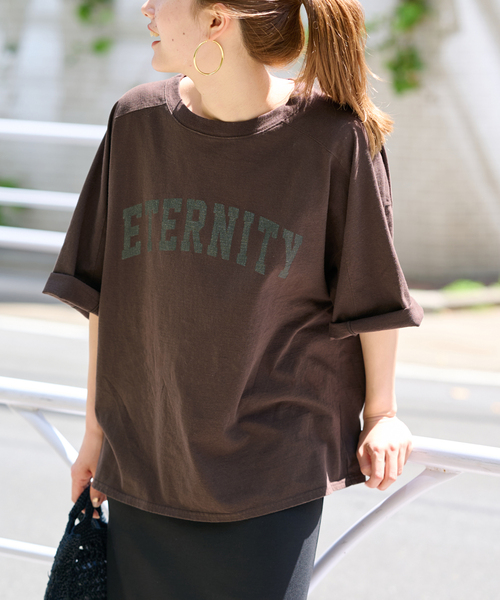 ≪一部店舗・WEB限定追加≫ロゴプリントハーフスリーブT（T
