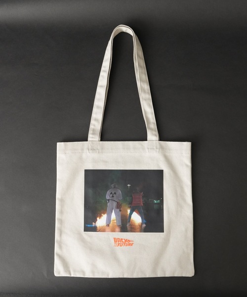 BIRTHDAY BAR（バースデイバー）の「AMBLIN フィルムプリントトート（トートバッグ・レディース・カーキ/グレー/ネイビー・フリー）」の2枚目の写真