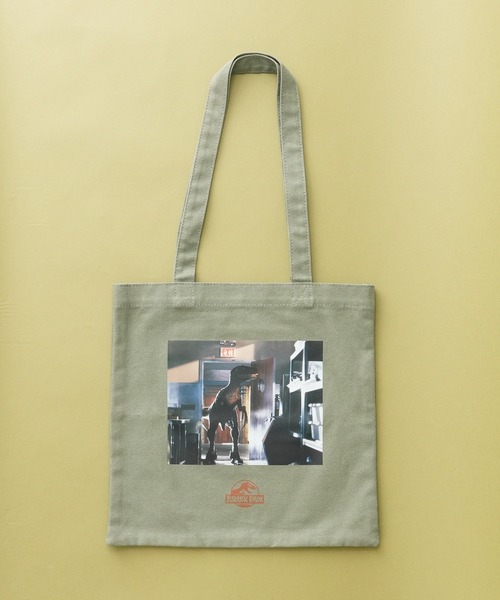 BIRTHDAY BAR（バースデイバー）の「AMBLIN フィルムプリントトート（トートバッグ・レディース・カーキ/グレー/ネイビー・フリー）」の3枚目の写真