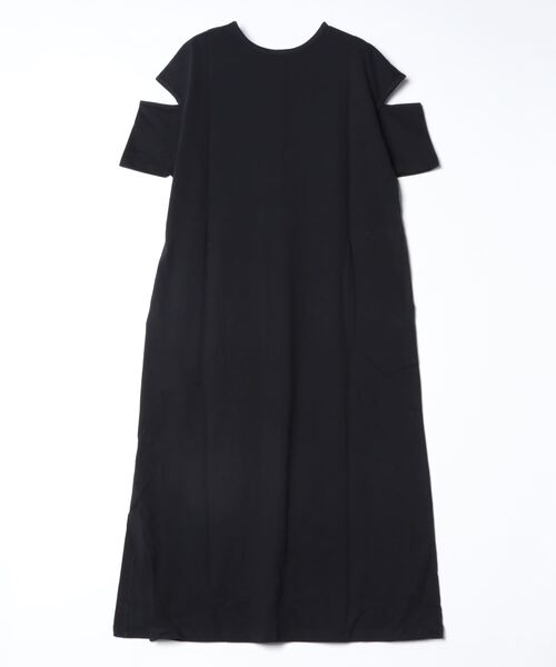 DROIT BELLO（ドロイトベロ）の「DROIT BELLO(ドロイトベロ) 袖スリットカットソーワンピース（ワンピース・レディース・ブラック/カーキ・F）」の15枚目の写真