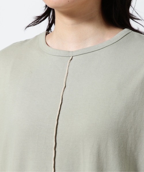 DROIT BELLO（ドロイトベロ）の「DROIT BELLO(ドロイトベロ) 袖スリットカットソーワンピース（ワンピース・レディース・ブラック/カーキ・F）」の11枚目の写真