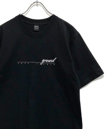 コットン天竺 / メッセージロゴプリント クルーネックTシャツ(半袖)