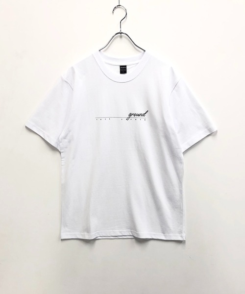 TRAP/U (トラップユー)の「コットン天竺 / メッセージロゴプリント クルーネックTシャツ(半袖)(Tシャツ/カットソー・メンズ・ホワイト/ブラック/オリーブ・M/L)」の12枚目の写真