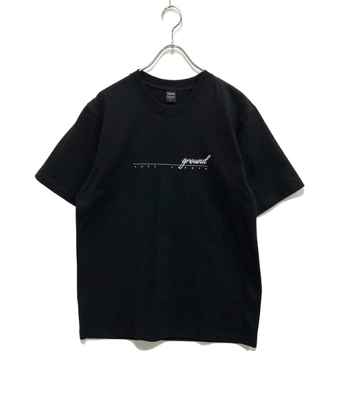 TRAP/U (トラップユー)の「コットン天竺 / メッセージロゴプリント クルーネックTシャツ(半袖)(Tシャツ/カットソー・メンズ・ホワイト/ブラック/オリーブ・M/L)」の4枚目の写真